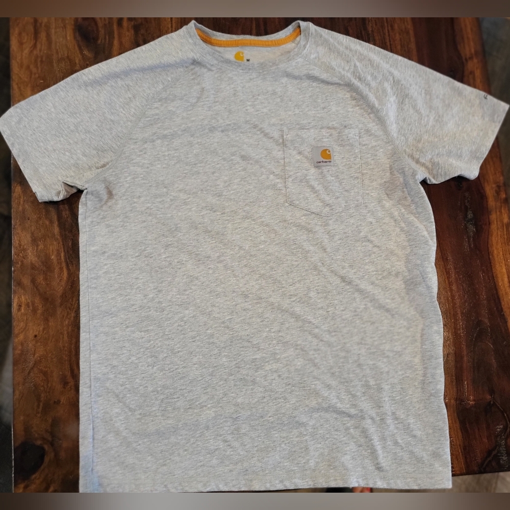 Carhartt Gray Short Sleeve Tee Classic Fit SzM Exc Cond